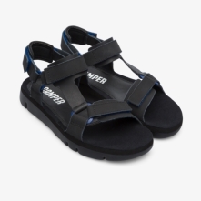 Camper Oruga Sandals Black - Mens Singapore ORYKBT-030